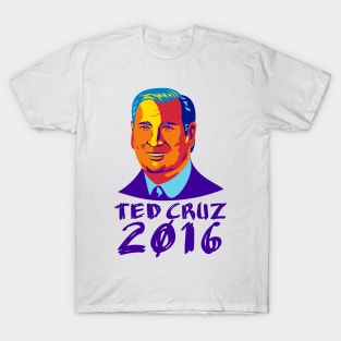 Ted Cruz President 2016 Retro T-Shirt